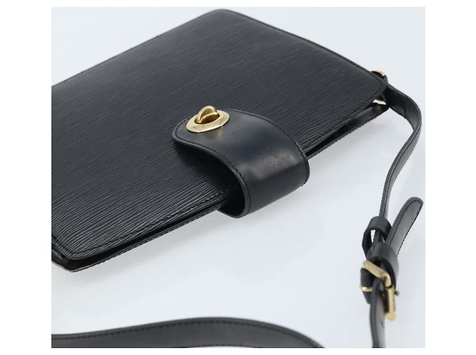 LOUIS VUITTON Borsa a Spalla Capuchin Epi Nera M52342 LV Auth 174442 Nero - vista 6