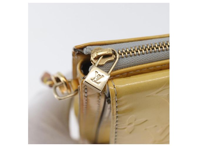LOUIS VUITTON Bolsa de Accesorios Motto Monogram Vernis Gris M91030 LV Auth ARZ024 - vista 10