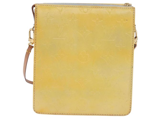 LOUIS VUITTON Bolsa de Accesorios Motto Monogram Vernis Gris M91030 LV Auth ARZ024 - vista 2