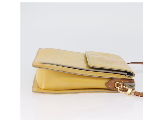 LOUIS VUITTON Bolsa de Accesorios Motto Monogram Vernis Gris M91030 LV Auth ARZ024 - vista 3