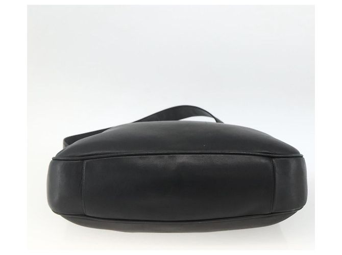 Borsa a spalla Gucci Bamboo in pelle 2 in 1 Nero Oro 001 200182 1577 Auth BA11211 D'oro - vista 11