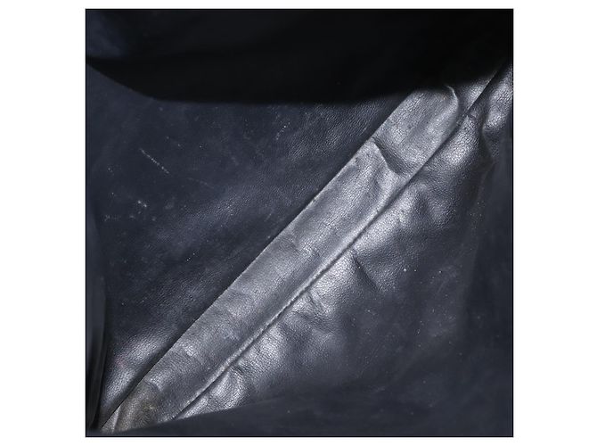 CHANEL Borsa a Spalla Matelassé in Pelle di Agnello Nera Oro CC Auth ARZ445 Nero D'oro - vista 16