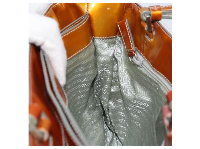 Borsa sportiva PRADA in nylon argento Auth BSZ195 - vista 18
