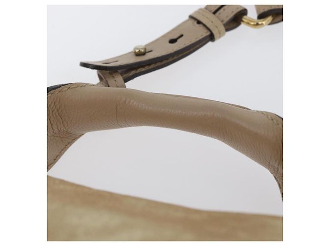 Chloé Borsa a mano in pelle Chloe Elsie 2 vie oro Auth 170081 D'oro - vista 8