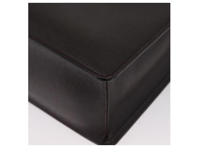 LOUIS VUITTON Taiga Serviette Kazan Borsa da Lavoro Acajou M30806 LV Auth BSZ234 Marrone - vista 11