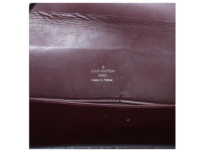LOUIS VUITTON Taiga Serviette Kazan Borsa da Lavoro Acajou M30806 LV Auth BSZ234 Marrone - vista 19