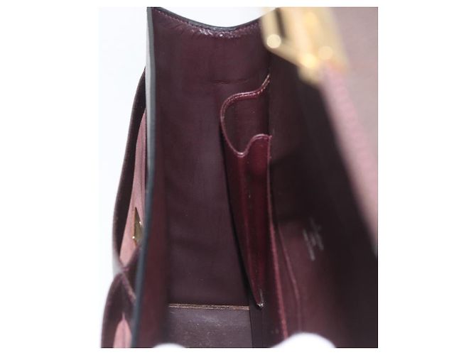 LOUIS VUITTON Taiga Serviette Kazan Borsa da Lavoro Acajou M30806 LV Auth BSZ234 Marrone - vista 22