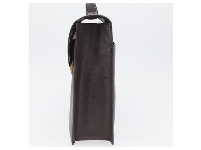 LOUIS VUITTON Taiga Serviette Kazan Borsa da Lavoro Acajou M30806 LV Auth BSZ234 Marrone - vista 4