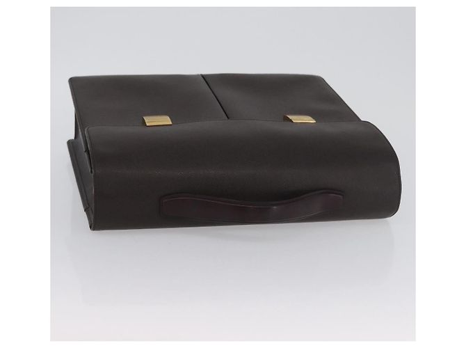 LOUIS VUITTON Taiga Serviette Kazan Borsa da Lavoro Acajou M30806 LV Auth BSZ234 Marrone - vista 6