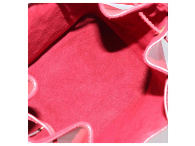 Noe LOUIS VUITTON Borsa a Spalla Petit Noé Epi Rossa M44107 LV Auth 174504 Rosso - vista 11