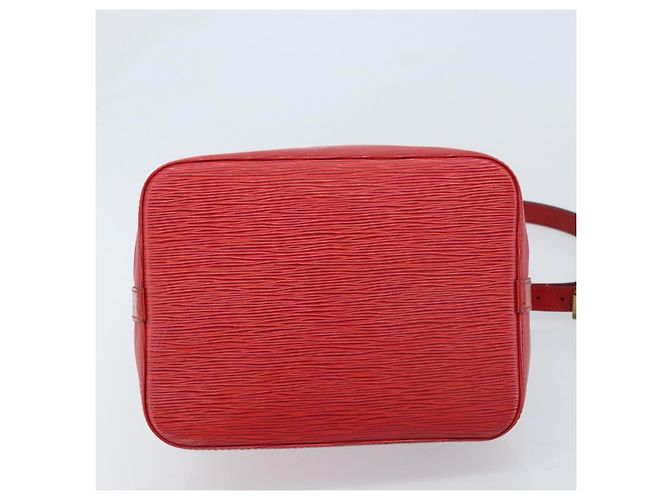 Noe LOUIS VUITTON Borsa a Spalla Petit Noé Epi Rossa M44107 LV Auth 174504 Rosso - vista 5