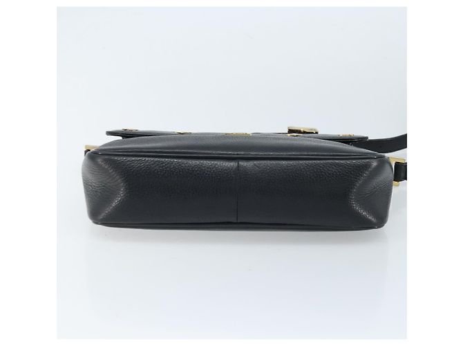 Borsa a Spalla MCM in Pelle Nera Oro Auth mr2156 Nero D'oro - Ansicht 9