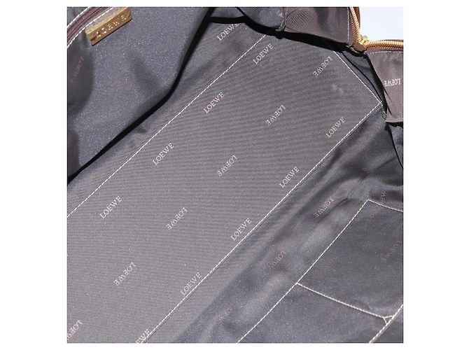LOEWE Anagram Amazona 36 Borsa a Mano in Pelle Oro Auth bs33969 - vista 11