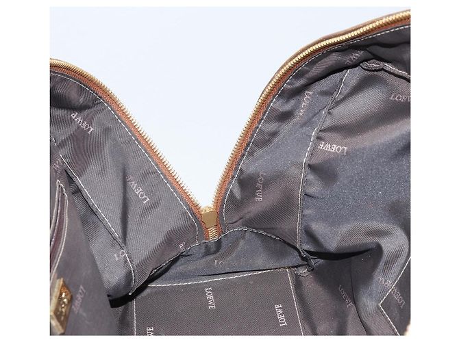 LOEWE Anagram Amazona 36 Borsa a Mano in Pelle Oro Auth bs33969 - vista 20