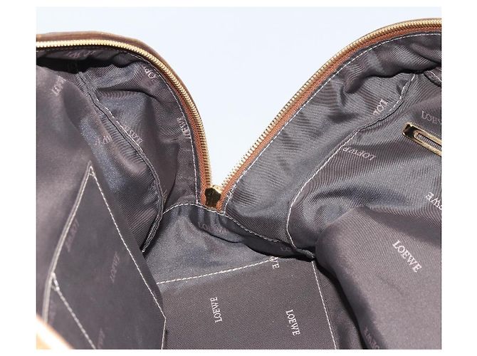 LOEWE Anagram Amazona 36 Borsa a Mano in Pelle Oro Auth bs33969 - vista 21