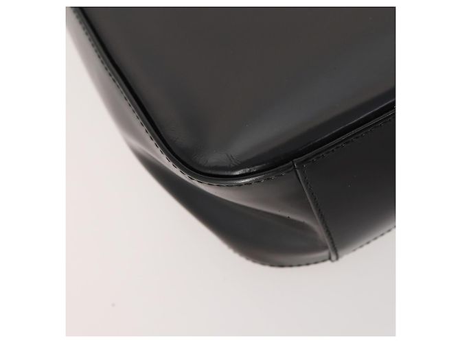 Borsa Interlocking GUCCI Pelle lucida Nera Argento 000 2023 0506 Auth fm5110 Nero - vista 11