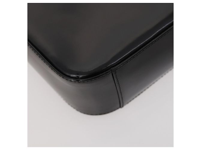 Borsa Interlocking GUCCI Pelle lucida Nera Argento 000 2023 0506 Auth fm5110 Nero - vista 13