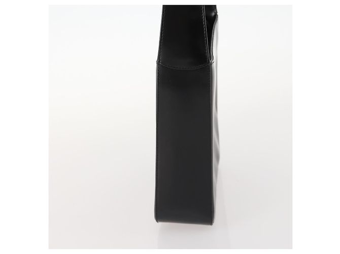 Borsa Interlocking GUCCI Pelle lucida Nera Argento 000 2023 0506 Auth fm5110 Nero - vista 4