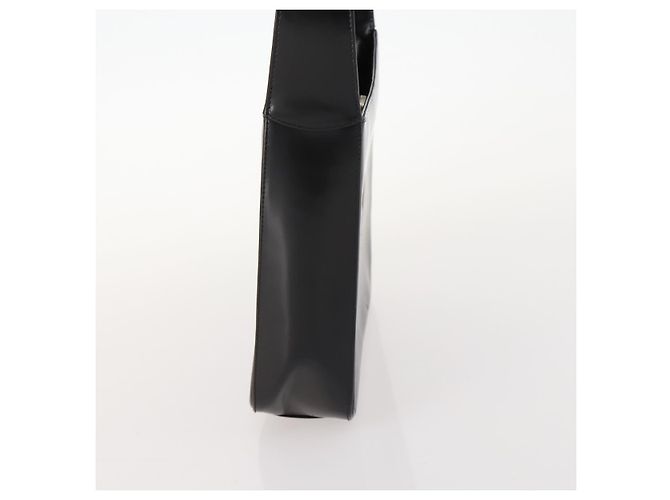 Borsa Interlocking GUCCI Pelle lucida Nera Argento 000 2023 0506 Auth fm5110 Nero - vista 5