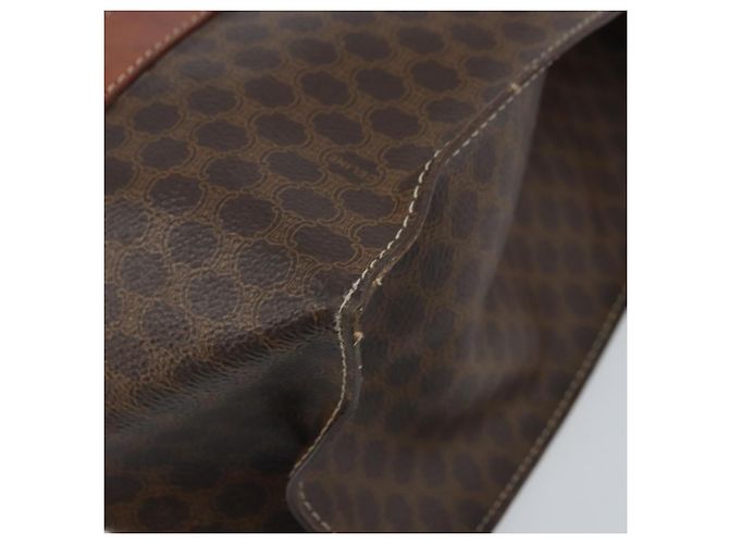 Céline Borsa tote in tela Macadam CELINE in pelle PVC marrone oro Auth ep13781 D'oro - vista 12
