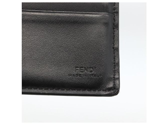Portafoglio in tela Zucca FENDI nero e marrone Auth ki6612V - Ansicht 12