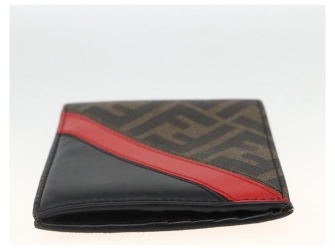 Portafoglio in tela Zucca FENDI nero e marrone Auth ki6612V - Ansicht 4