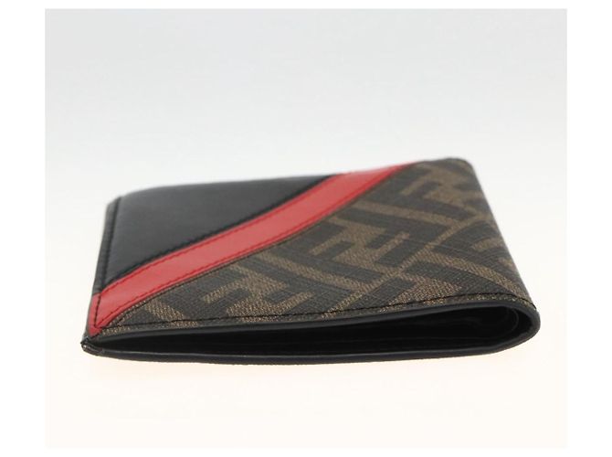 Portafoglio in tela Zucca FENDI nero e marrone Auth ki6612V - Ansicht 6