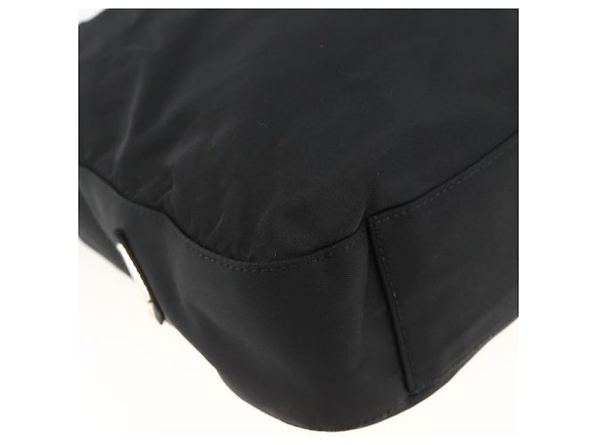Borsa a Spalla PRADA Nylon Nero Argento Autentica 174544 - vista 12