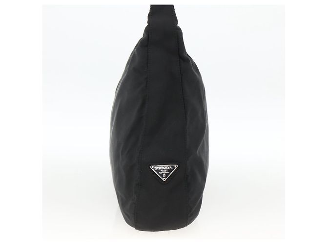 Borsa a Spalla PRADA Nylon Nero Argento Autentica 174544 - vista 4