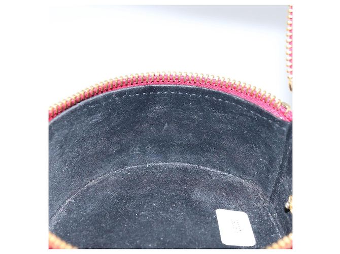 CHANEL COCO Marchio Scatola per Gioielli Pelle Lucida Rossa Oro CC Auth LNZ684V Rosso D'oro - vista 16