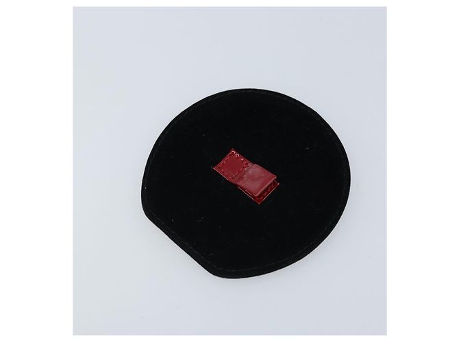 CHANEL COCO Marchio Scatola per Gioielli Pelle Lucida Rossa Oro CC Auth LNZ684V Rosso D'oro - vista 20
