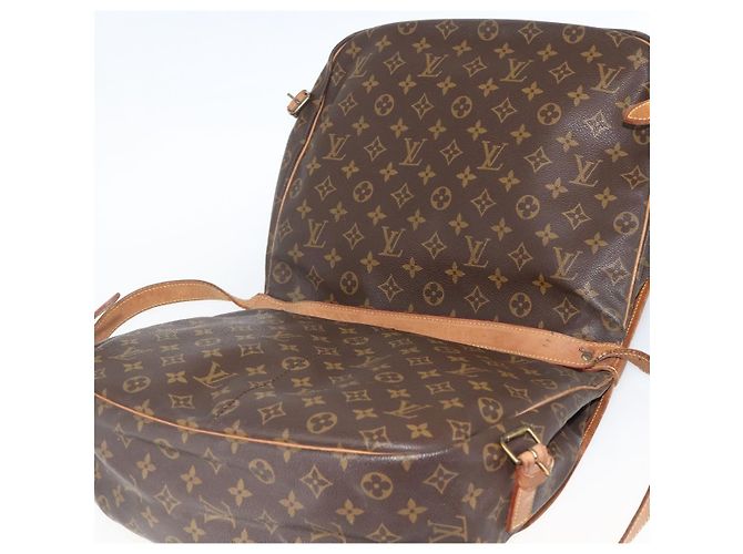 LOUIS VUITTON Borsa a Spalla Monogram Saumur 35 M42254 LV Auth ka3182 Monogramma - vista 16