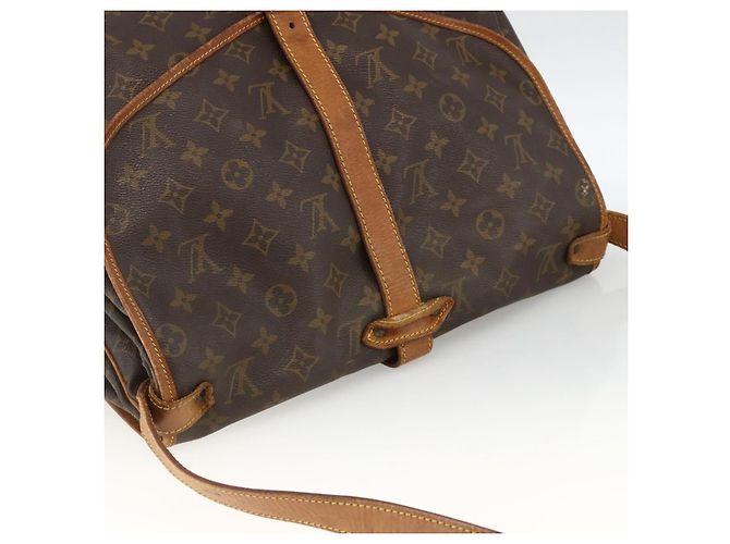 LOUIS VUITTON Borsa a Spalla Monogram Saumur 35 M42254 LV Auth ka3182 Monogramma - vista 6