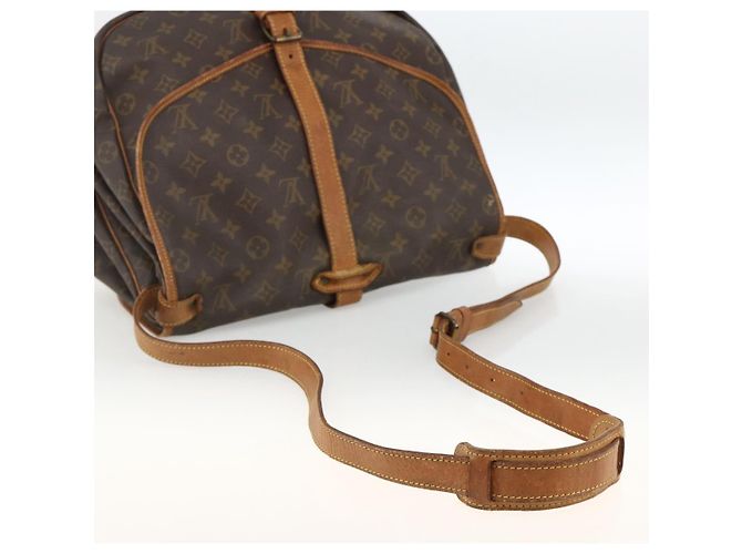 LOUIS VUITTON Borsa a Spalla Monogram Saumur 35 M42254 LV Auth ka3182 Monogramma - vista 7