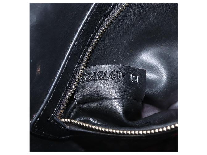 VALENTINO Pochette in pelle nera Auth bs33847 Nero - vista 12