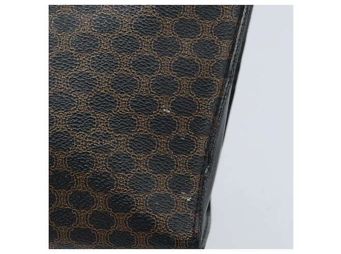 Céline Borsa a mano in tela Macadam CELINE in pelle PVC nera e oro Auth bs34056 Nero D'oro - vista 14