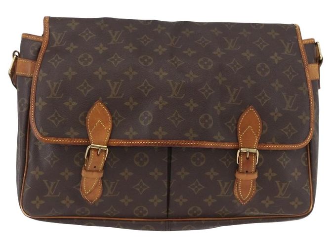 LOUIS VUITTON Borsa a Spalla Gibeciere GM Monogram M42246 LV Auth ka3232 Monogramma - vista 2