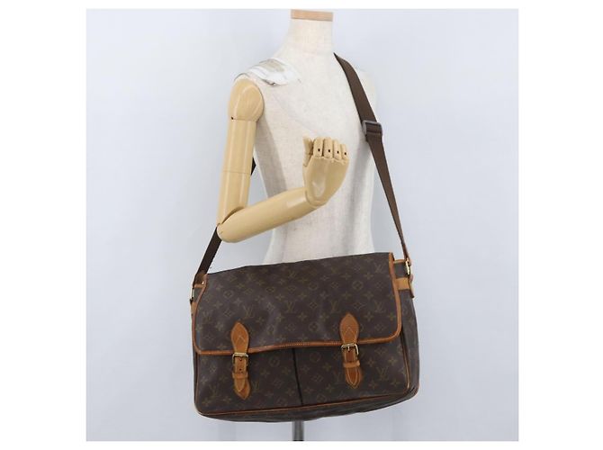 LOUIS VUITTON Borsa a Spalla Gibeciere GM Monogram M42246 LV Auth ka3232 Monogramma - vista 26