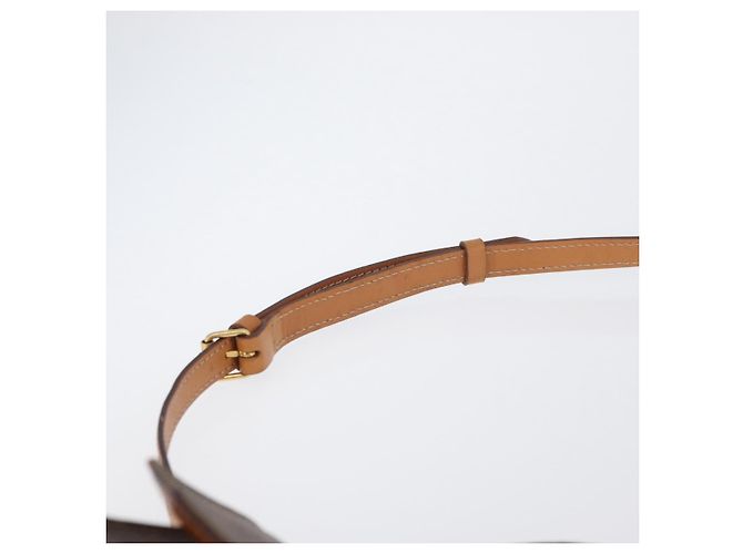 Céline Borsa a mano in tela Macadam CELINE PVC 2 in 1 Marrone Oro Auth bs34055 D'oro - vista 11