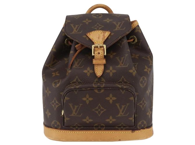 LOUIS VUITTON Zaino Monogram Montsouris PM M51137 LV Auth 173124 Monogramma - vista 13