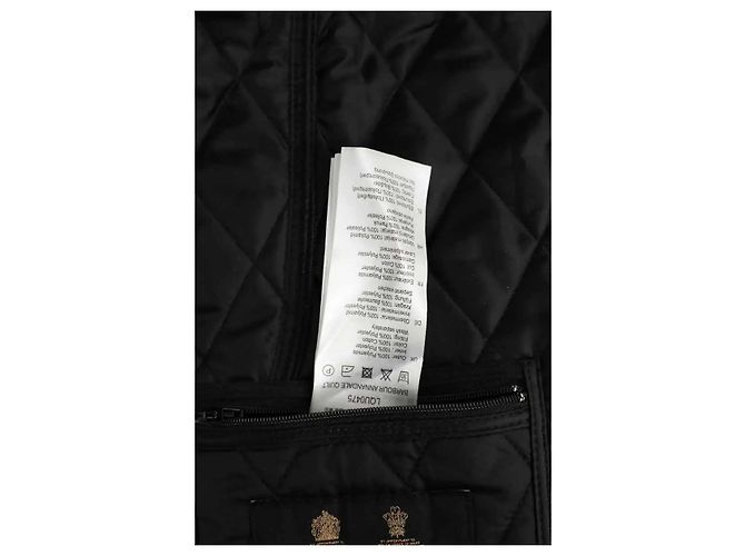 Barbour Jaqueta preta - vista 6