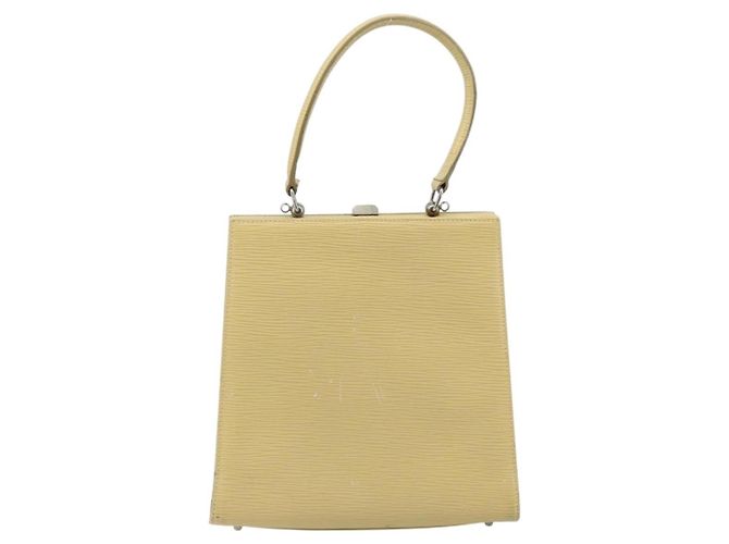 Borsa a mano FENDI in pelle avorio argento Auth ARZ093 Crudo - vista 3