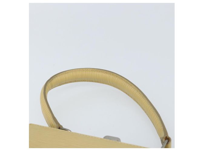 Borsa a mano FENDI in pelle avorio argento Auth ARZ093 Crudo - vista 8