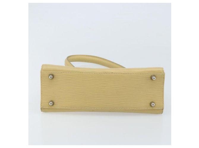 Borsa a mano FENDI in pelle avorio argento Auth ARZ093 Crudo - vista 9