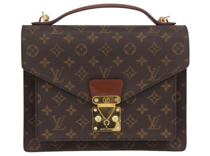 LOUIS VUITTON Borsa a Mano Monceau 28 Monogram M51185 LV Auth BSZ286 Monogramma - vista 13