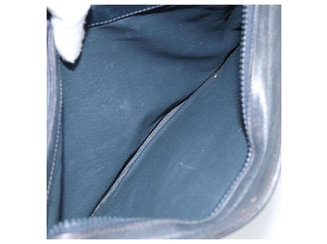 Borsa a Spalla Gucci GG Supreme Sherry Line PVC Blu Navy Oro Auth ep13829 D'oro - vista 23