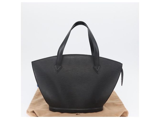 LOUIS VUITTON Borsa a Mano Epi Saint Jacques Nera M52272 LV Auth BSZ235 Nero - vista 23