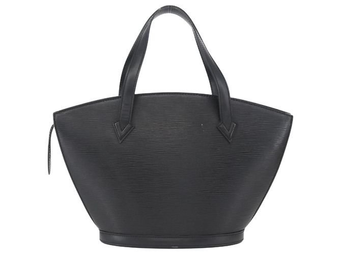 LOUIS VUITTON Borsa a Mano Epi Saint Jacques Nera M52272 LV Auth BSZ235 Nero - vista 3