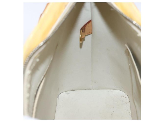 LOUIS VUITTON Monogram Vernis Houston Hand Bag Perle M91342 LV Auth 170050 - view 20