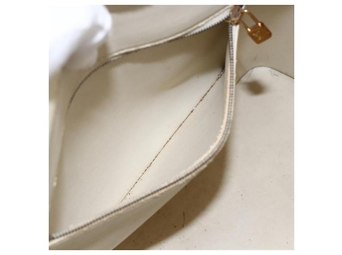 LOUIS VUITTON Monogram Vernis Houston Hand Bag Perle M91342 LV Auth 170050 - view 23